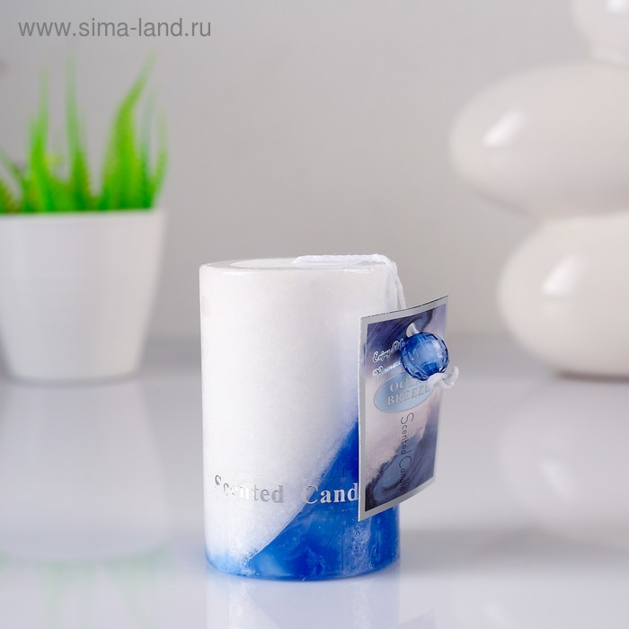 

Свеча "Диагональ" 5,5х7,5, синяя