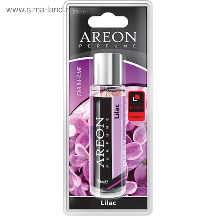 Ароматизатор - спрей Areon Perfume сирень, 35 мл 704-PFB-12 eol автомобильный ароматизатор areon perfume 35 ml blister утренняя свежесть