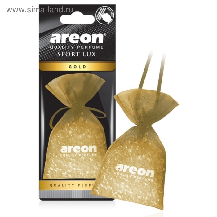 Ароматизатор Areon Pearls Lux Gold, на зеркало 130888a