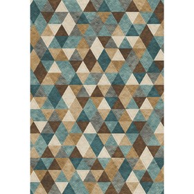 

Ковёр прямоугольный Matrix D578, размер 80 х 150 см, цвет beige-blue