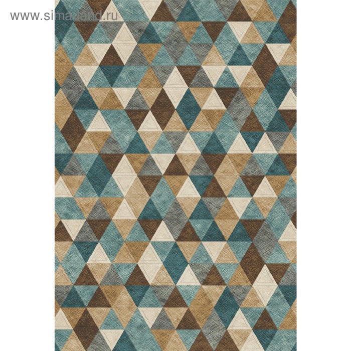 

Ковёр прямоугольный Matrix D578, размер 200 х 290 см, цвет beige-blue