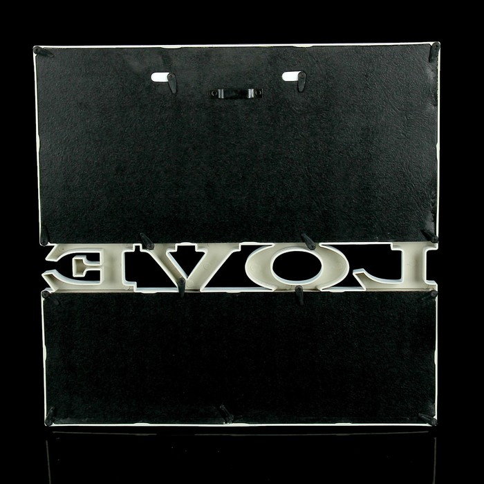 Фоторамка на 5 фото 10x15 см Love белая