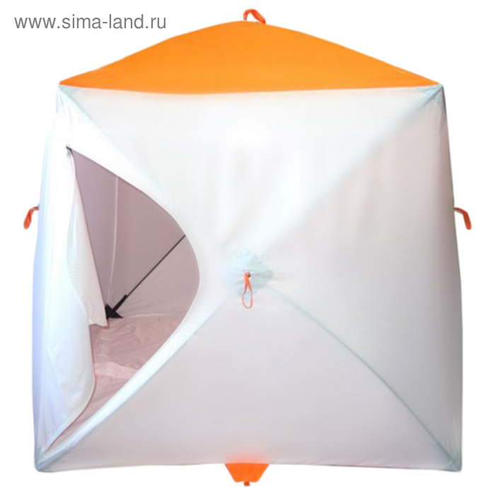фото Палатка мrfisher 170, цвет белый/оранжевый, в упаковке, без чехла пингвин