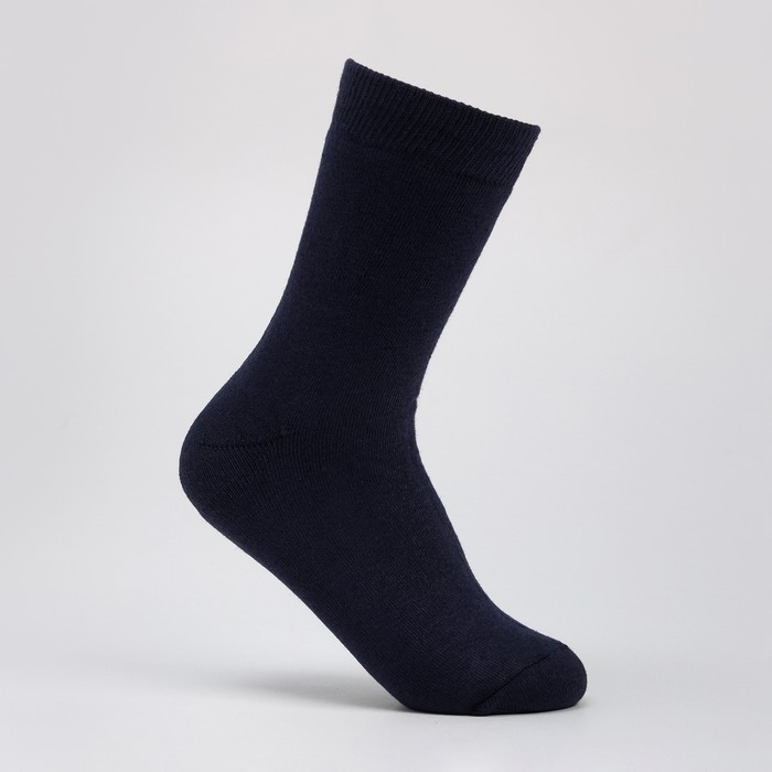 фото Носки мужские махровые, цвет тёмно-синий, размер 27-29 happy frensis