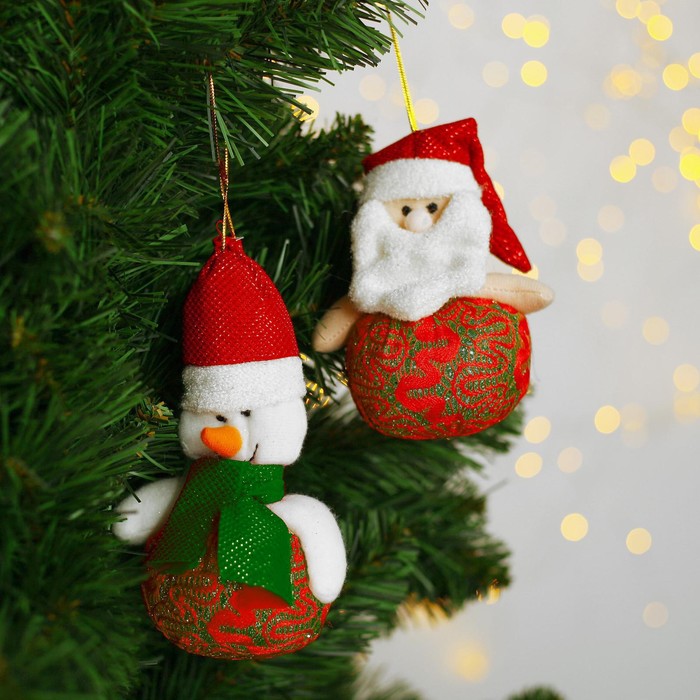 Мягка игрушка-подвеска «Дед Мороз»