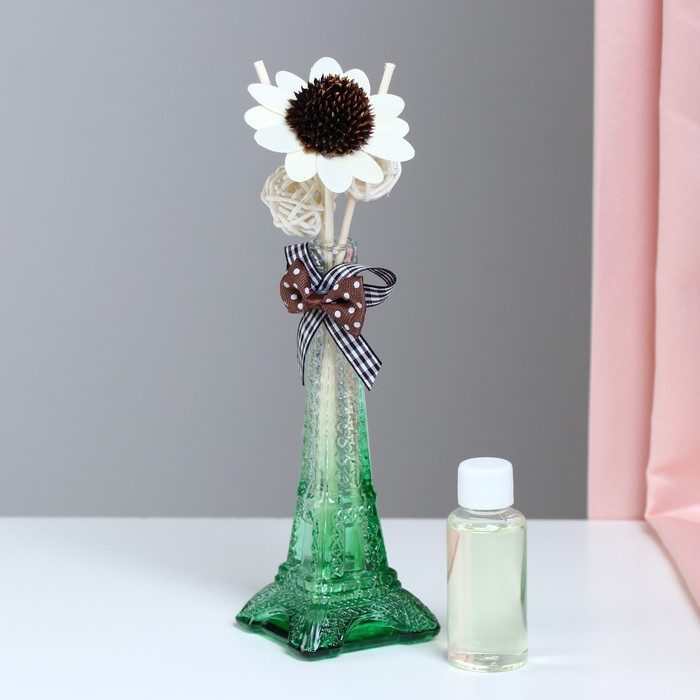 Набор подарочный "Париж": ваза,свечи,аромамасло жасмин,декор, "Богатство Аромата"