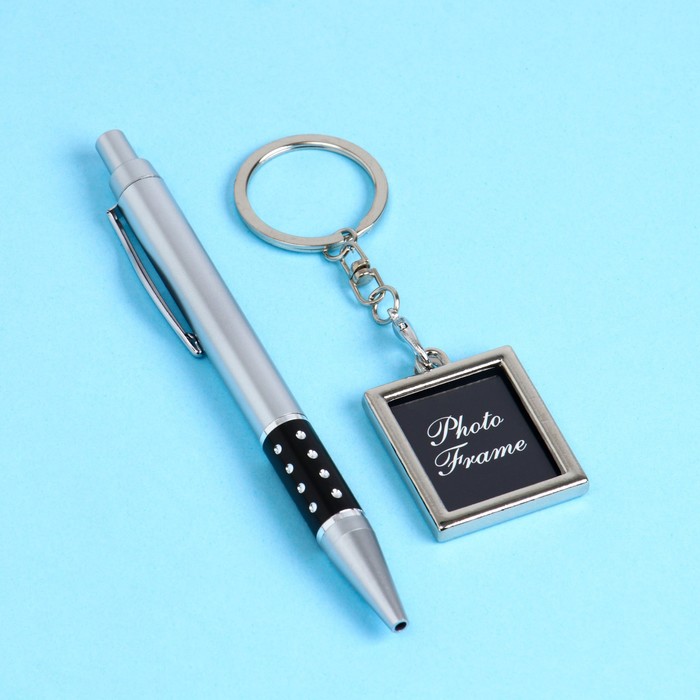 Набор подарочный 2в1 (ручка, брелок-фоторамка) подарочный набор брелок ручка арт lmk41768
