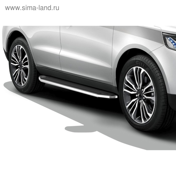 

Порог-площадка "Premium" RIVAL, Geely Emgrand X7 2019-н.в., с крепежом, A173ALP.1904.1