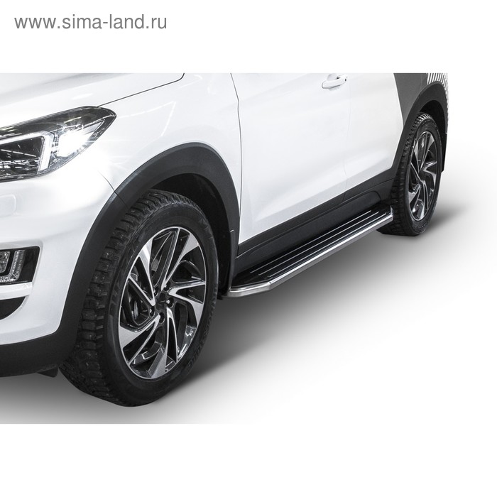 

Порог-площадка "Premium" RIVAL, Hyundai Tucson 2015-н.в., Kia Sportage 2016-н.в., с крепежом, A173ALP.2309.2
