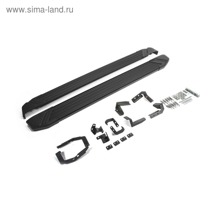 

Порог-площадка "Black" RIVAL, Hyundai Santa Fe 2018-2020, с крепежом, F180ALB.2307.1