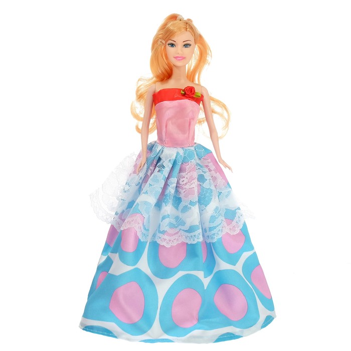 Кукла модель "Мери" в платье, МИКС