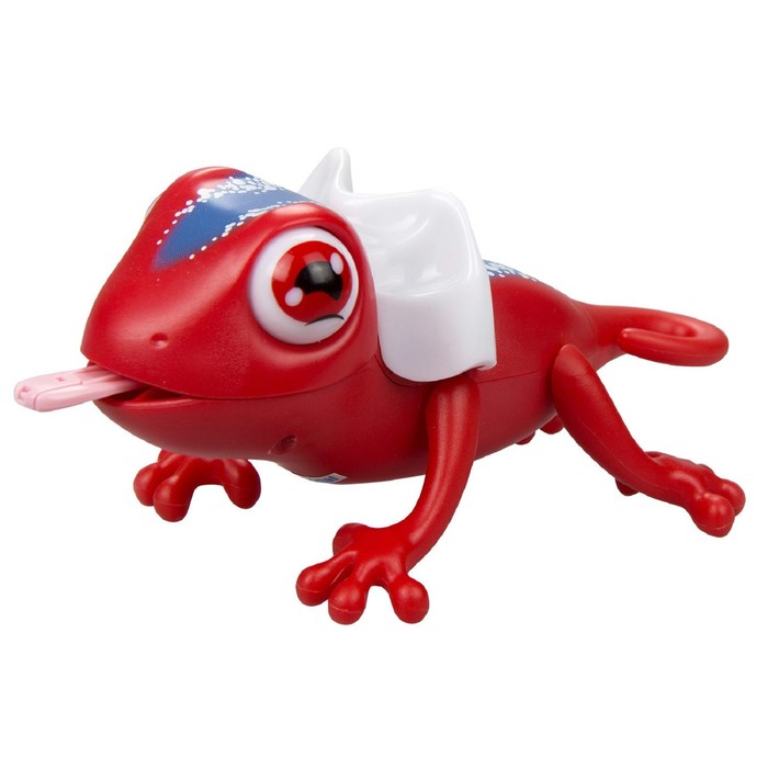 Интерактивная игрушка «Ящерица Глупи», красная