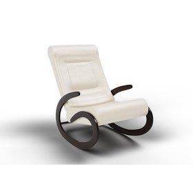 Кресло-качалка «Мальта», 1112 × 600 × 890 мм, экокожа, цвет крем