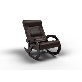 Кресло-качалка «Вилла», 1040 × 640 × 900 мм, экокожа, цвет венге
