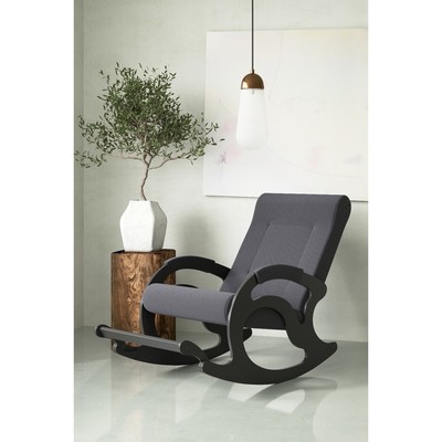 Кресло-качалка «Тироль», 1320 × 640 × 900 мм, ткань, цвет графит - Фото 1