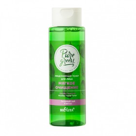

Тонер для лица Bielita Pure Green «Мягкое очищение», мицеллярный, увлажнение, 195 мл