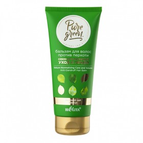 

Бальзам для волос Bielita Pure Green «Себонормализующий уход и объём», 200 мл