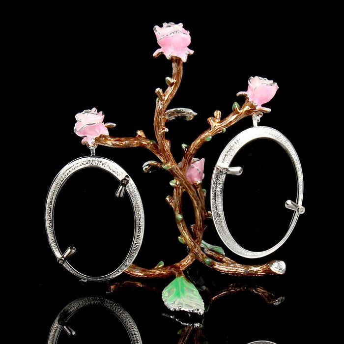 Фоторамка на 2 фото 5х8 см "Розарий"