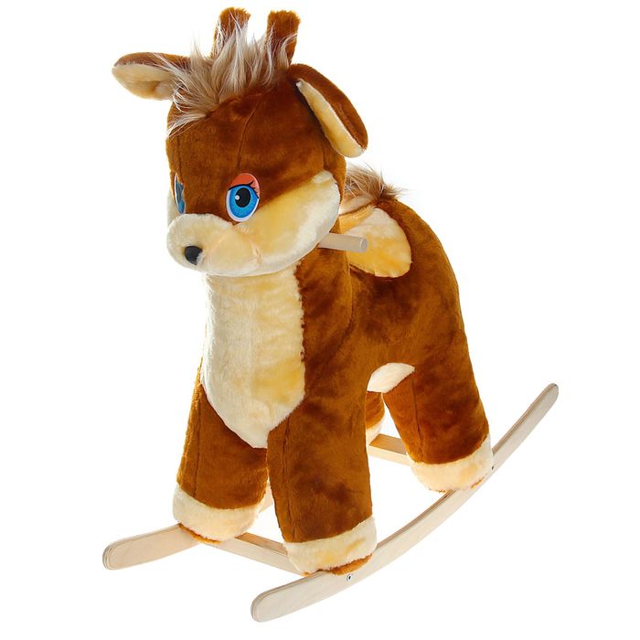 Качалка "Олененок", музыкальная, МИКС