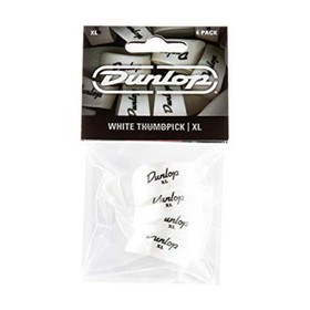 

Медиаторы Dunlop 9004P на большой палец 4шт, очень большие, белые