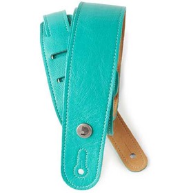 

Ремень для гитары Planet Waves 20GL04 Slim Garment кожа, цвет морской волны