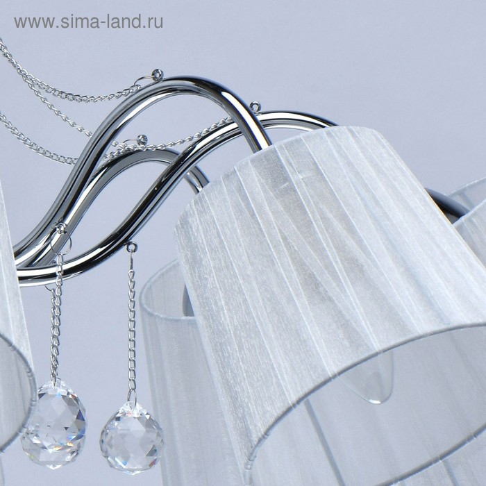 

Люстра "Лацио", 8x60Вт E27, цвет хром