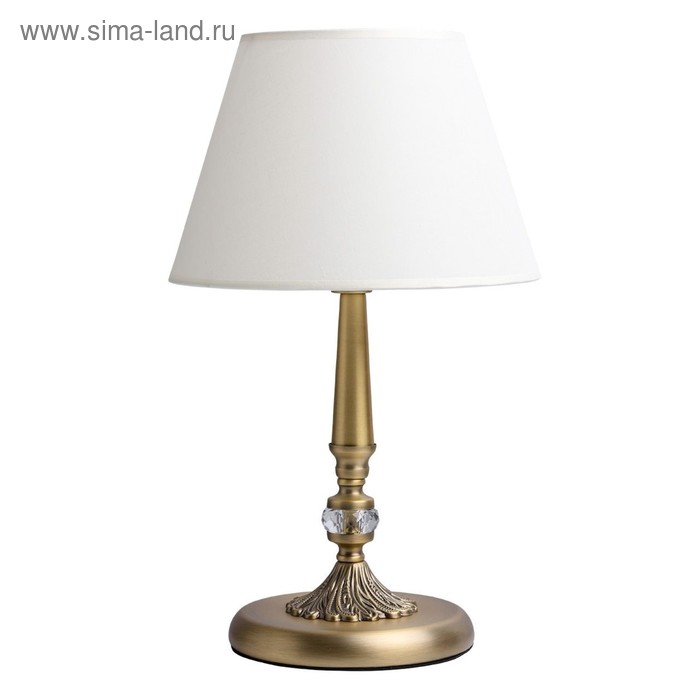 Настольная лампа «Аврора», 40Вт E14, цвет латунь