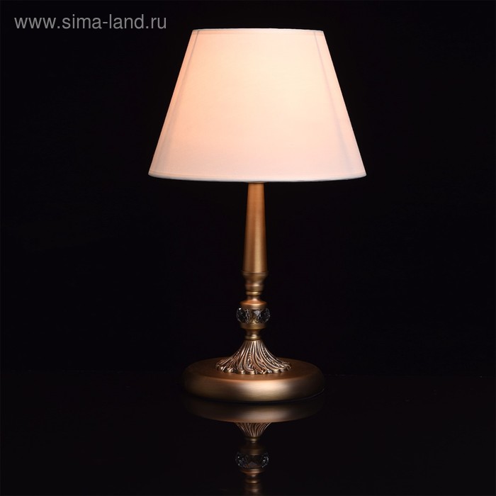 Настольная лампа «Аврора», 40Вт E14, цвет латунь