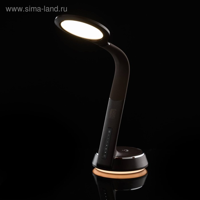 Настольная лампа «Ракурс», 10Вт LED 3000K 600лм, цвет коричневый