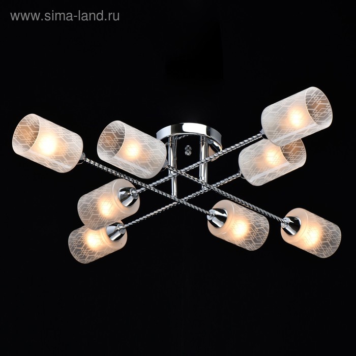 

Люстра "Олимпия", 8x60Вт E14, цвет хром