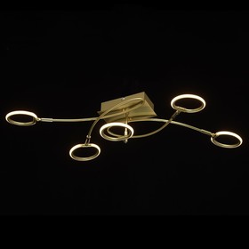 

Люстра "Этингер", 5x3Вт LED 3000K 1200лм, цвет золото