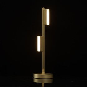 

Настольная лампа "Этингер", 2x5Вт LED 3000K 800лм, цвет золото
