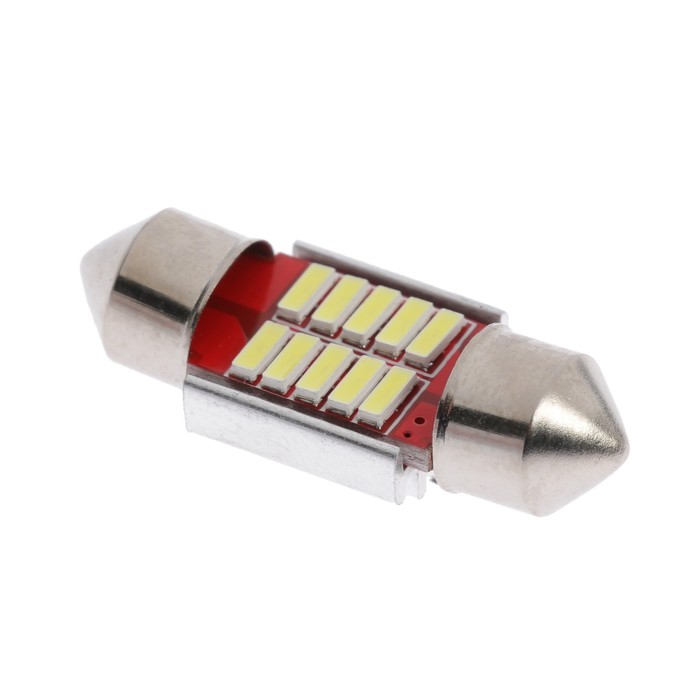 Автолампа светодиодная C5W, 12 В, 12 SMD, 31 мм, свет белый yam 31 millimetri 5730 smd led c5w canbus error lampadina libera interni della luce 1