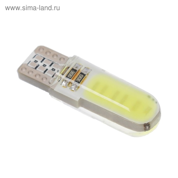 

Автолампа светодиодная Cartage, T10, 12 В, 2 COB, свет белый
