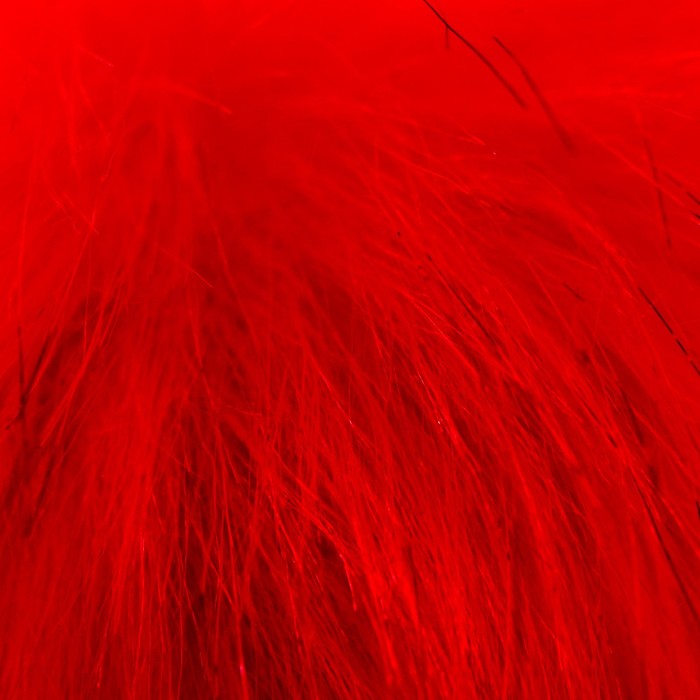 Помпон искусственный мех "Краснобурая лисица" d=13 см