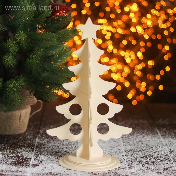 3D-модель сборная деревянная Чудо-Дерево «Новогодняя ёлка» сборная деревянная модель новогодняя ёлка с игрушками