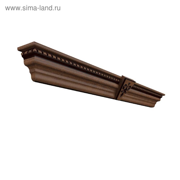 

Карниз экошпон универсальный Дуб янтарный / патина черная, 80х70х1930