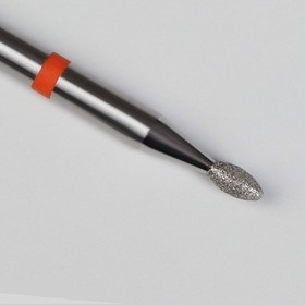 Фреза алмазная для маникюра «Эллипс», мелкая зернистость, 1,6 × 3,4 мм