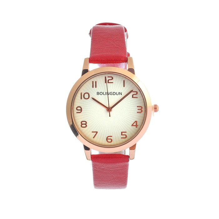 Часы наручные кварцевые женские Бернини, d-3.6 см, красный микс часы наручные женские disu d 3 см l 21 см микс