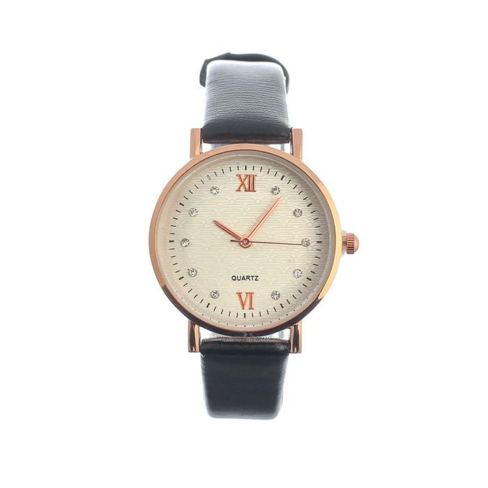 Часы наручные кварцевые женские Сальвиано, d-3 см, серые