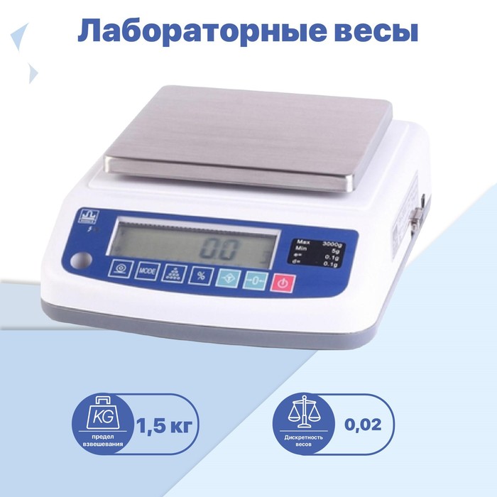 Весы лабораторные МАССА ВК-1500
