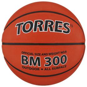 Мяч баскетбольный Torres BM300, B00016, размер 6 от Сима-ленд