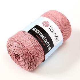 

Пряжа "Macrame Cotton" 20% полиэстер, 80% хлопок 225м/250гр (792 брусника)