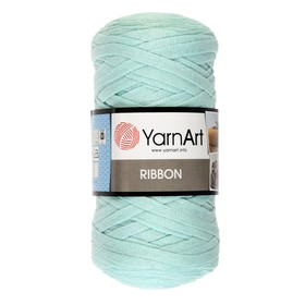 

Пряжа-шнур "Ribbon" 40% полиэстер, 60% хлопок 125м/250гр (775 мята)