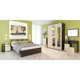 

Кровать Ненси-2 1600х2000 венге/дуб молочный