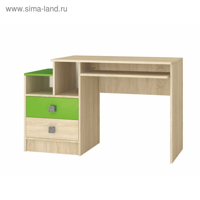

Стол письменный Колибри 1200x550x750 дуб сонома/акрил мохито