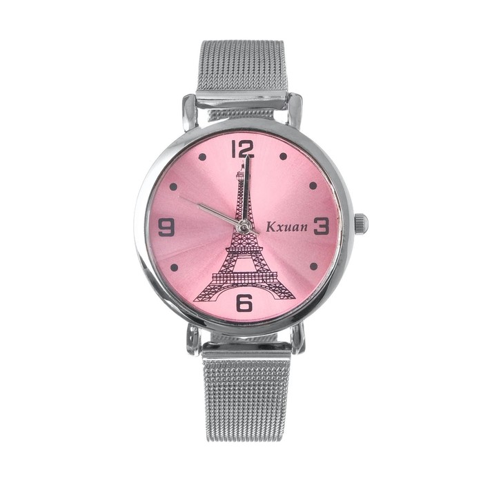 Часы наручные кварцевые женские Kxuan. Париж, d-3.3 см, микс часы наручные женские disu d 3 см l 21 см микс