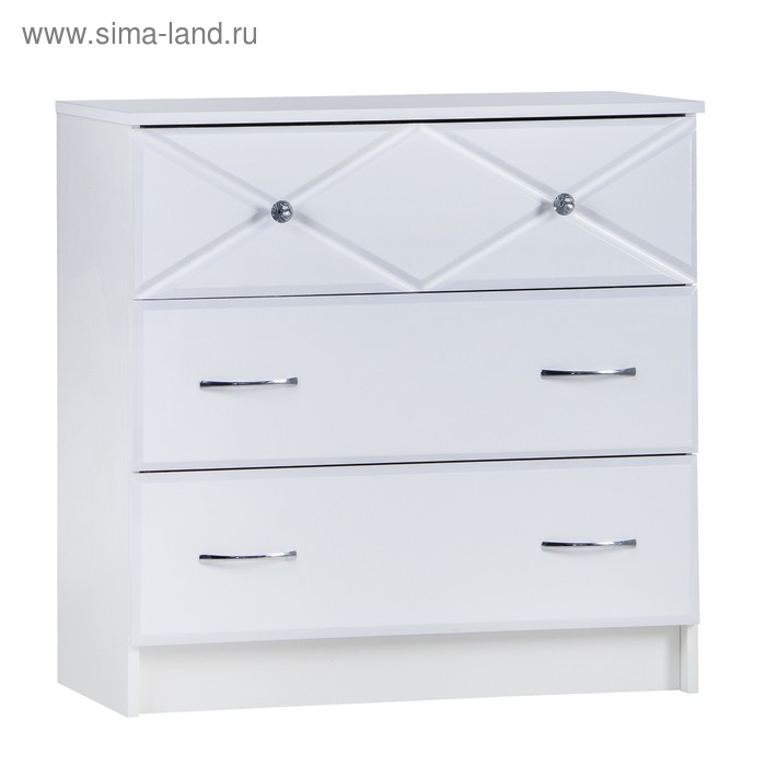 

Комод Севиль МДФ, Белый/Белый глянец