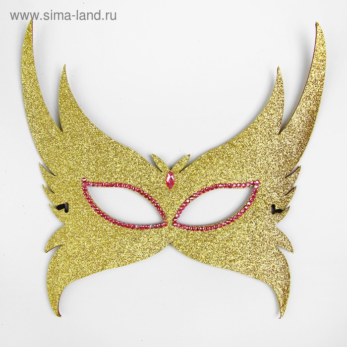 Карнавальная маска «Загадка», цвет золотой
