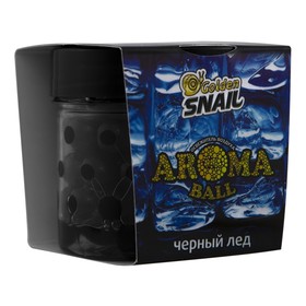 

Ароматизатор Golden Snail, жемчуг, "Черный лед", в банке, 110 г